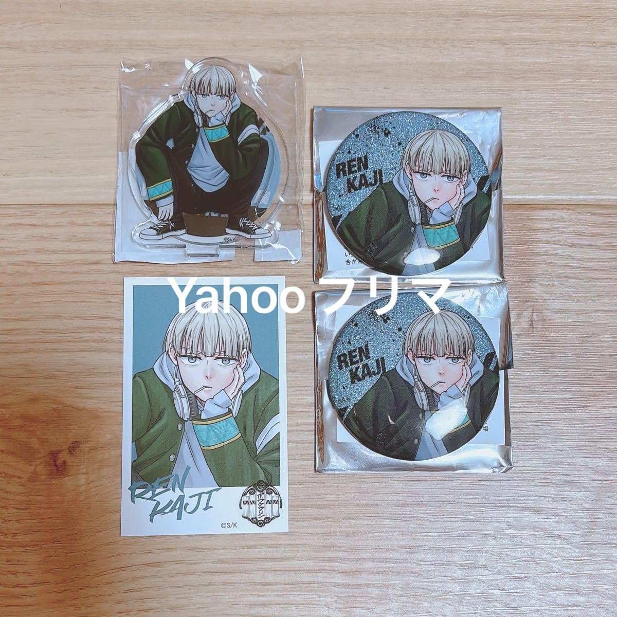 梶蓮　ウィンブレ展　グリッター　缶バッジ MDS BtoB |#アイアップ(国内販売のみ） バッジ WIND BREAKER