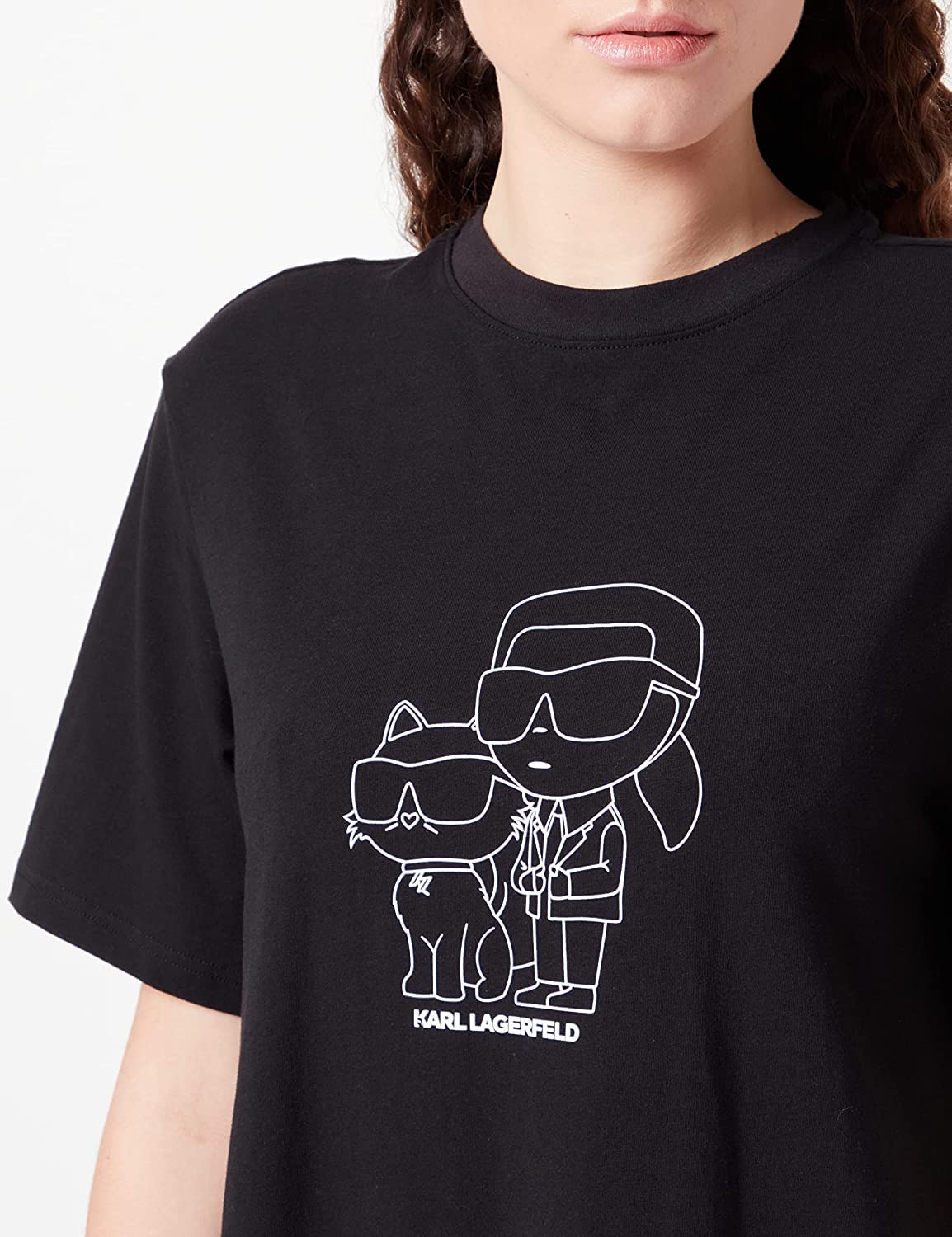 KARL LAGERFELD Damen Ikonik 2.0 T-Shirt Pyjama Dress