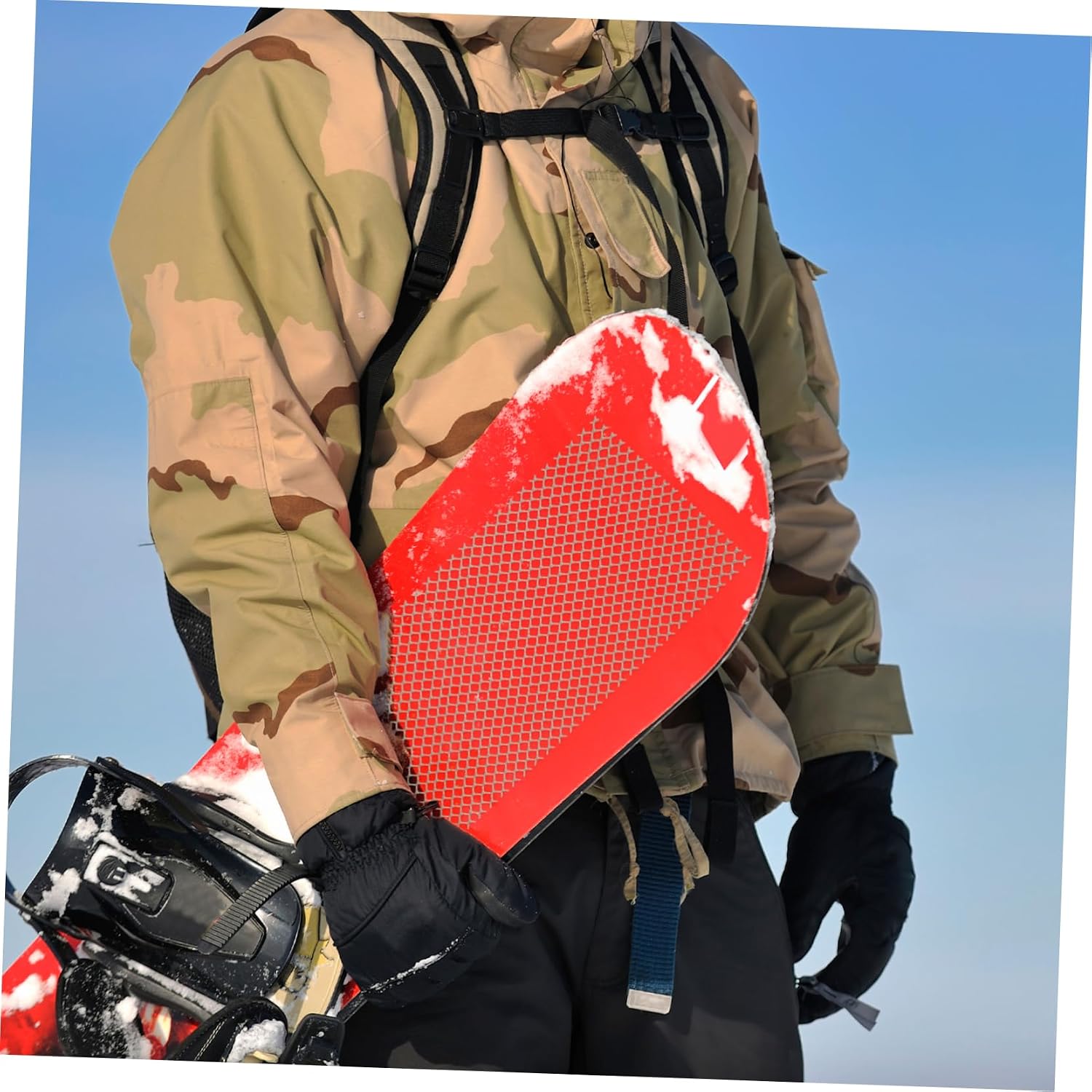 Ski Board Skin Protector Mesh Sticking Snowboard Protective Mesh for Winter Sports Cuttable Reusable Essential Gear to Prevent Ice Buildup and Extend Ski Board Lifespan