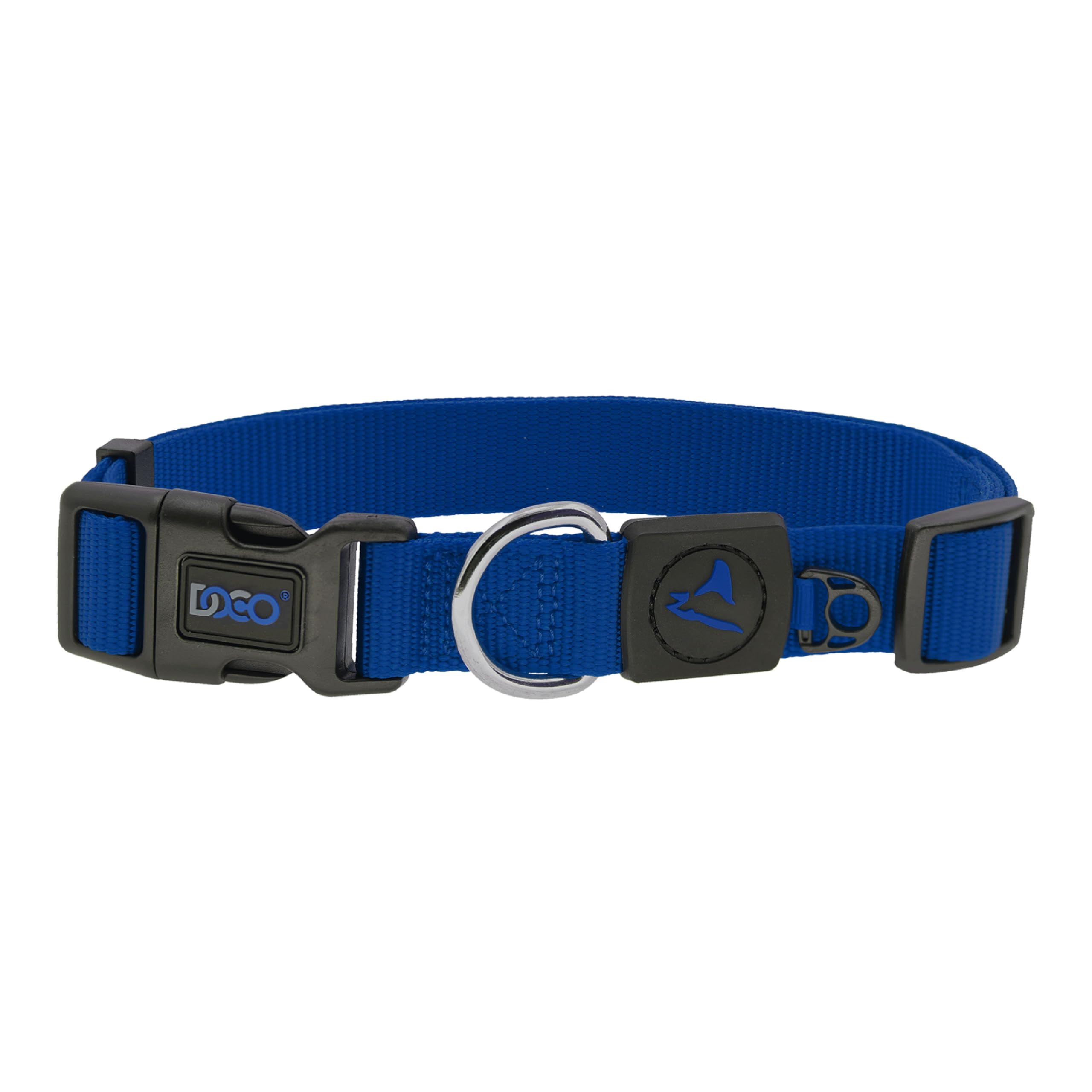 Doco Signature Nylon Collar, Large, Navy Blue