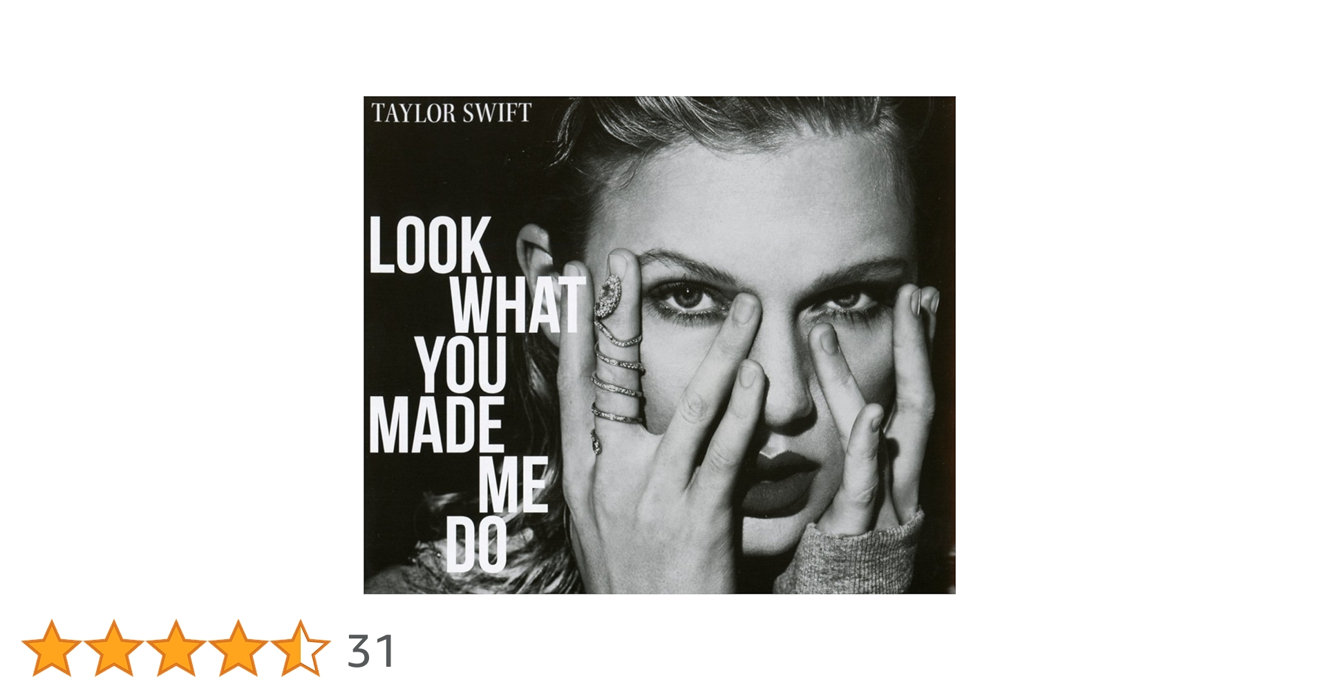洋楽 Taylor Swift Look What You Made Me Do CD Look What You Made Me Do: Amazon.pl: Płyty CD i winylowe