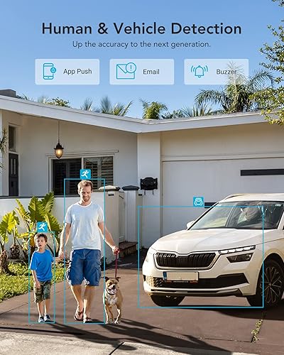 Miniatura 2 de ANNKE Sistema de cámara de seguridad de 8 canales, H.265 5MP Lite grabadora DVR SSD integrada con 4 cámaras CCTV 1080P para grabación de 4 semanas,
