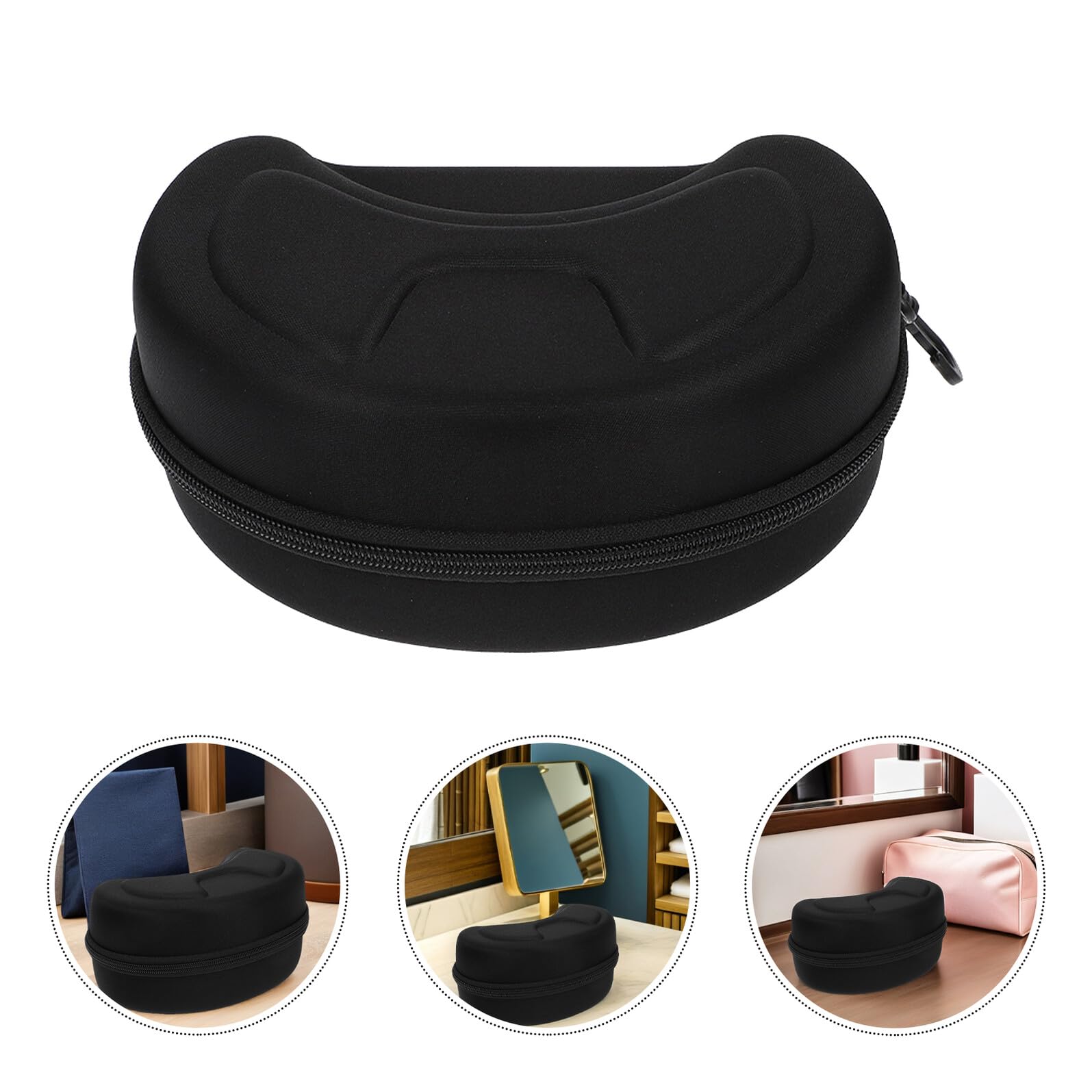 Veemoon 2pièces Boîte De Rangement Pour Lunettes De Ski Et Étui De Eva Avec Support Pour Masques De Ski Et Lunettes De Soleil
