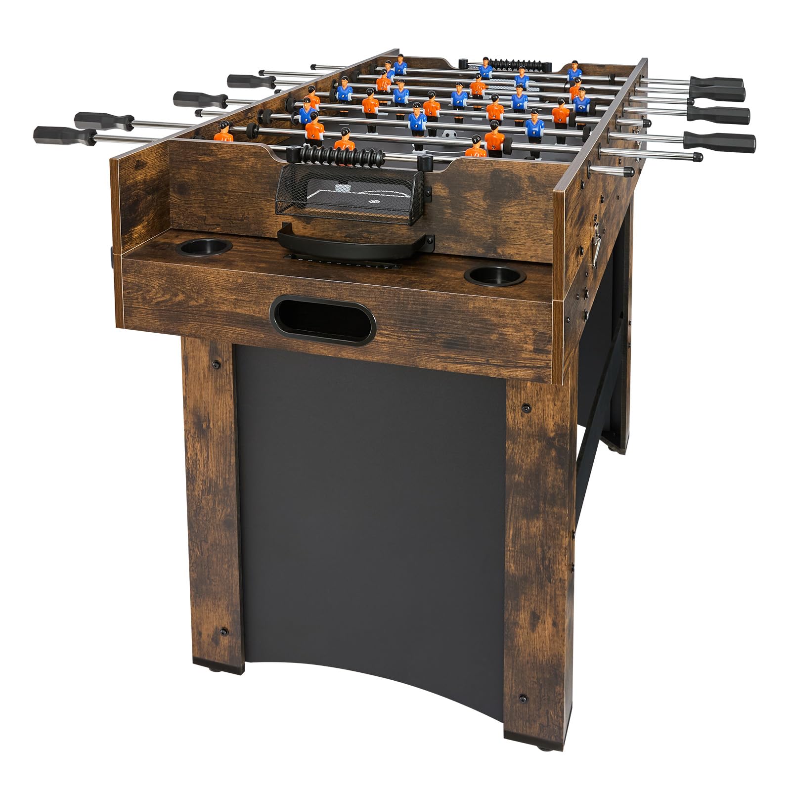 VEVOR Mesa de Juego Combinada 3 en 1 de 137,1 cm, con Air Hockey, Ping Pong, Futbolín, Empujadores y Discos, Mesa de Hockey Arcade Accionada por Aire para la Sala de Juegos Familiar y la Oficina
