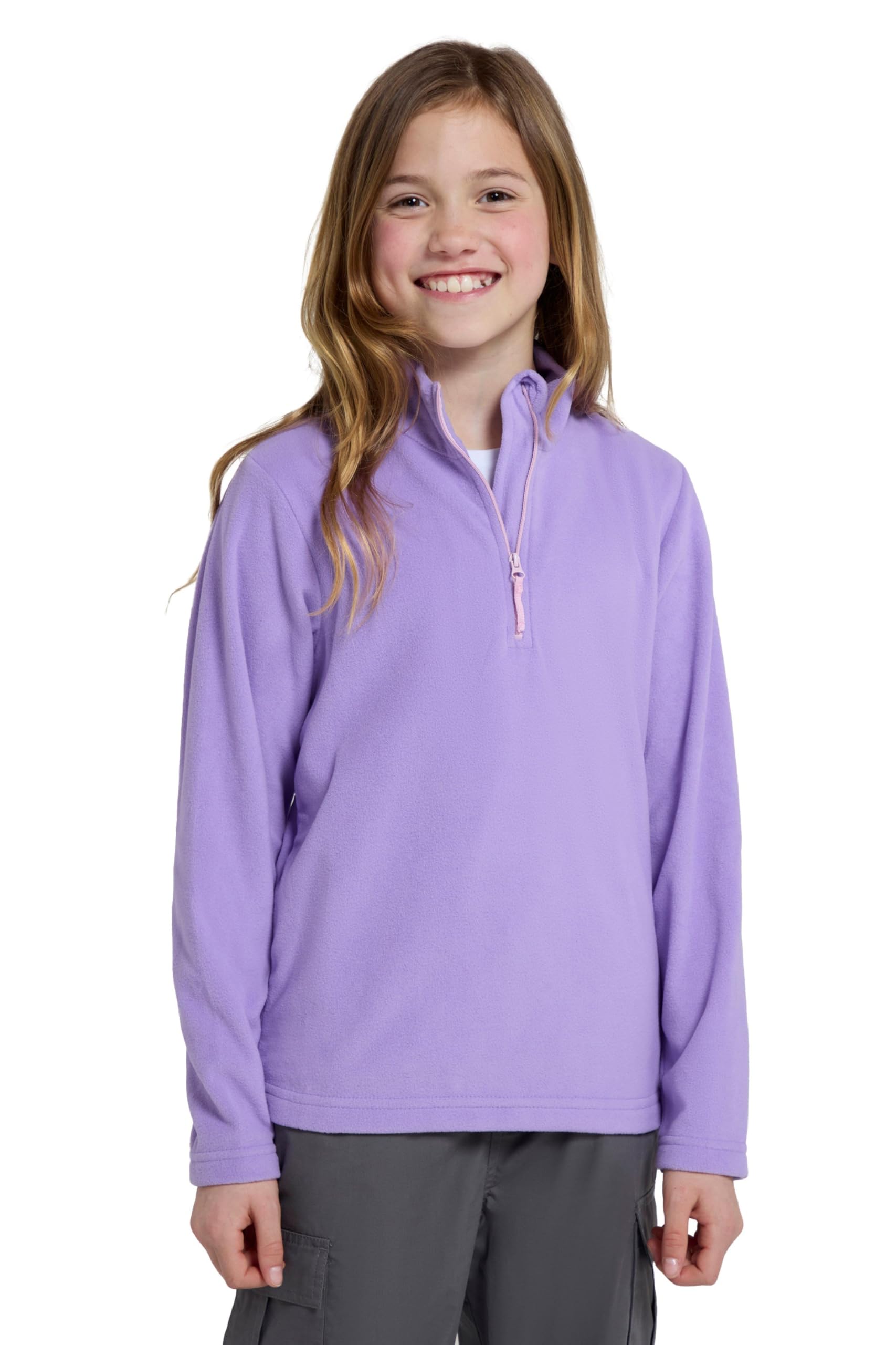 Camber II Kids Half-Zip Fleece - Purple