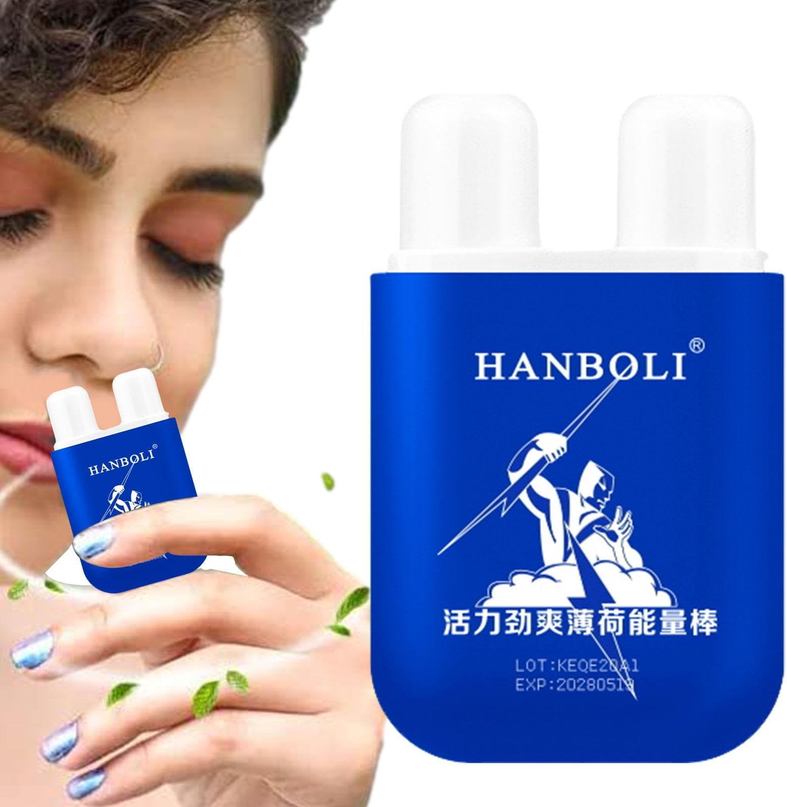 HMLTD Nasal Inhaler Stick | Dual Nose Inhaler Stick | Refreshing and Portable Diffuser Sniffer for Driving, Energy Boost, and Concentration Support