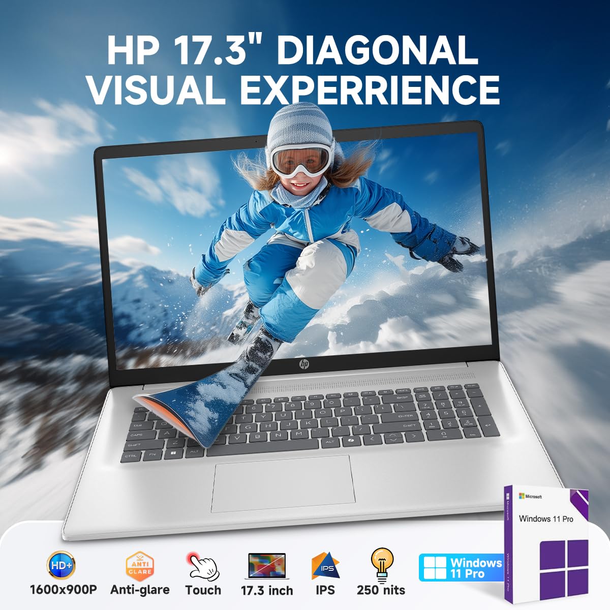 Amazon.co.jp: HP 17.3 タッチスクリーンノートパソコン - Intel 12