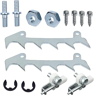 Atunee 2Pcs Bumper Spike Felling Adjustment Nut Screw Kit for Stihl 017 018 MS170 MS180 Chainsaw Replace 1123 664 0501 1120 664 1500