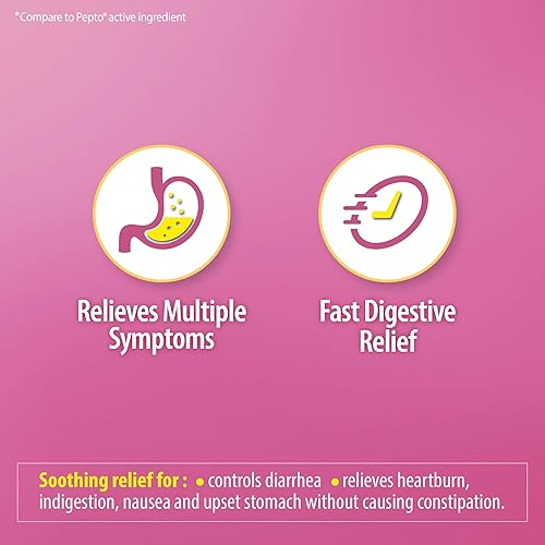 Miniatura 4 de HealthA2Z Bismuto  Subsalicilato de bismuto 262 mg  Alivio multisíntoma  (paquete de 3 (36 tabletas))