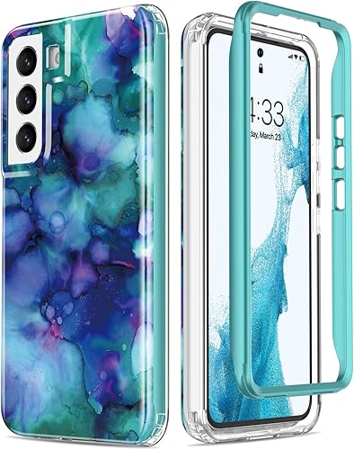 ESDOT Funda para Samsung Galaxy S22 Plus, grado militar, prueba de caída de 21 pies, resistente con diseños de moda para mujeres y niñas, funda