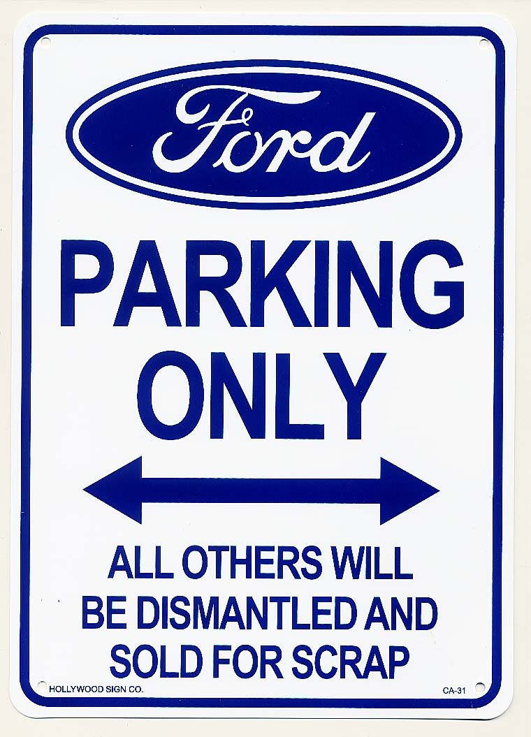 Amazon | フォード専用駐車場☆FORD PARKING ONLY☆プラスチック製看板