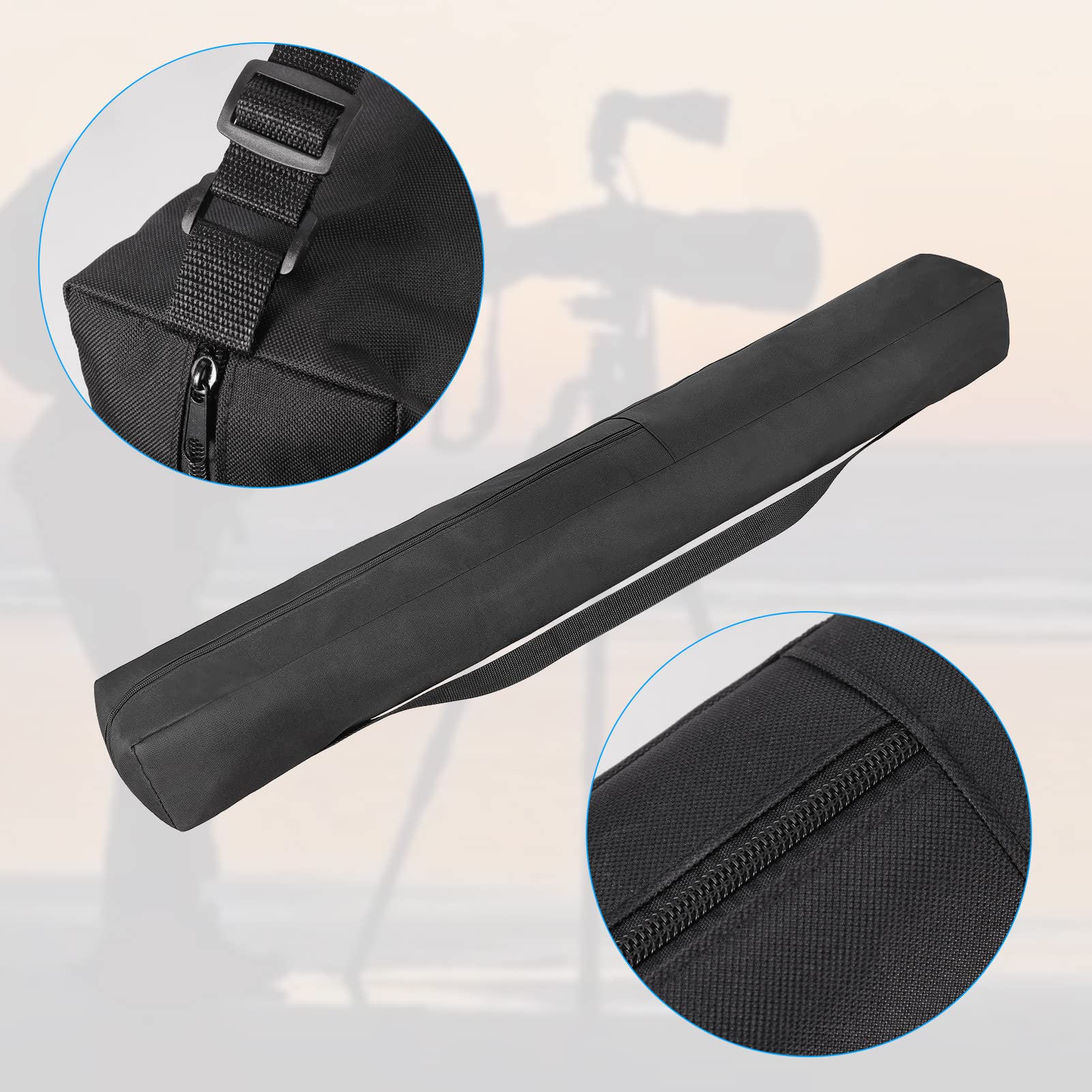 Zocipro 2 Stück Stativtasche, Tragetasche für Lichtständer und Kamera, Tripod Bag mit Tragegriff (100cm/60cm)