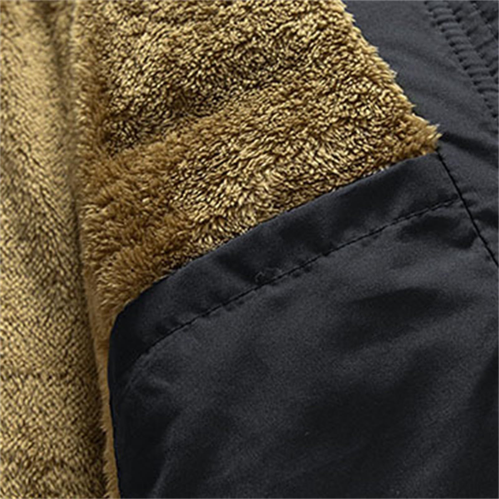 Cappotti invernali da uomo con cappuccio, elegante, con cerniera, antivento