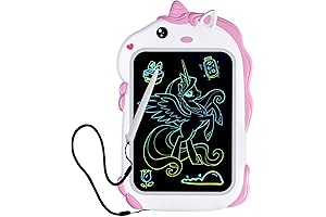 Unicorn Toys Gifts for Girls Age 8-10: Erasable Doodle Board Writing Tablet for Kids