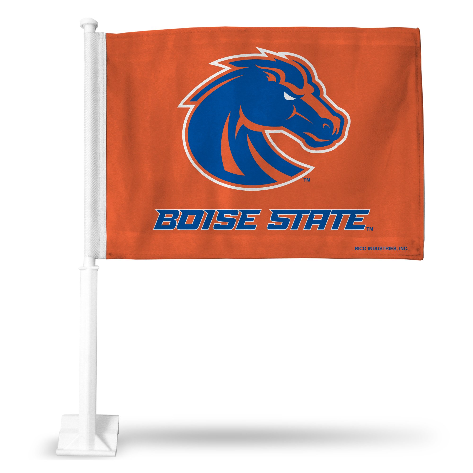 Rico Industries Boise State Broncos Orange Double Sided Double Sided Car Flag - 16
