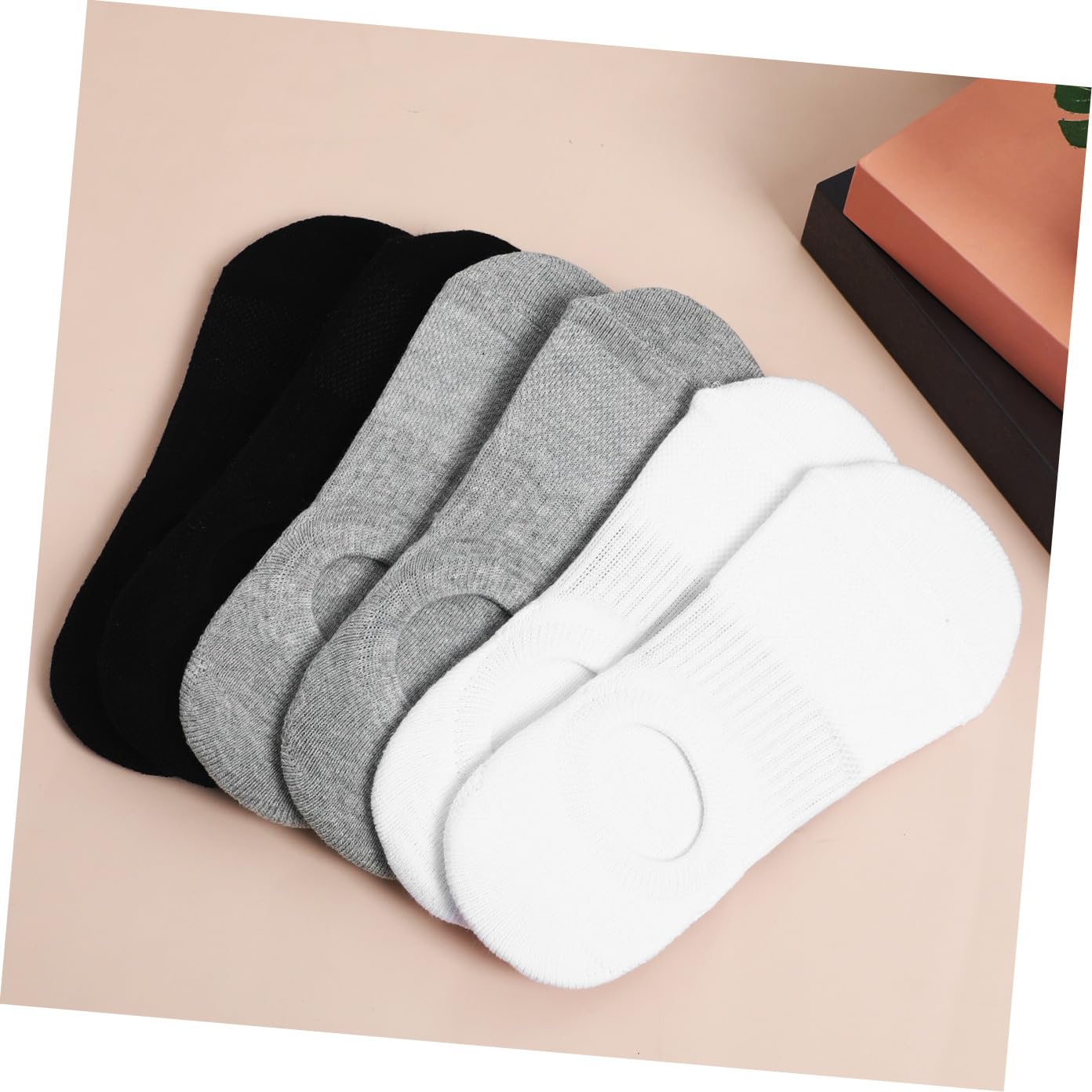 6 Paare Baumwoll Sneaker Socken Unisex Unsichtbare Kurzsocken Atmungsaktiv Verschleißfest Bequeme Füsslinge für Damen und Herren Waschbar und Langlebig