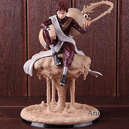 Amazon Co Jp ガーラnaruto ナルト 疾風伝バトルバージョンgk像pvc砂漠なしガーラフィギュアコレクターモデルのおもちゃの22センチメートル Pperfect ホビー