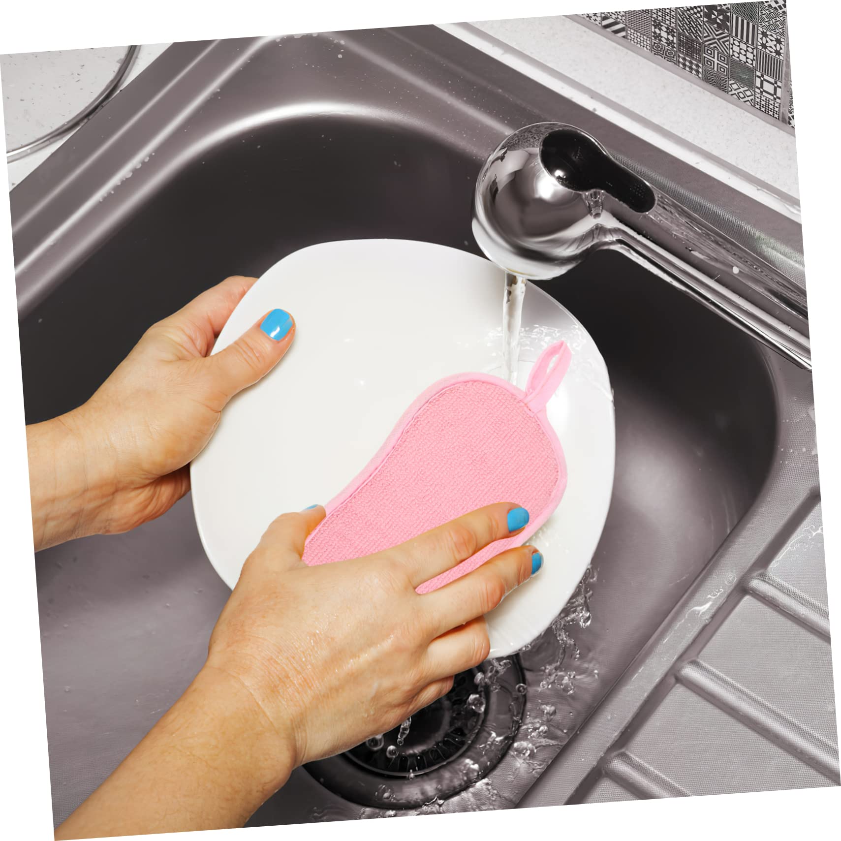 minkissy 20stücke Multifunktionale Dual Side Scrub Schwämme Kratzfreie Reinigungsschwämme Für Küche Geschirr Und Töpfe Für Sicheres Wischen Und Schrubben Langlebig Und Vielseitig