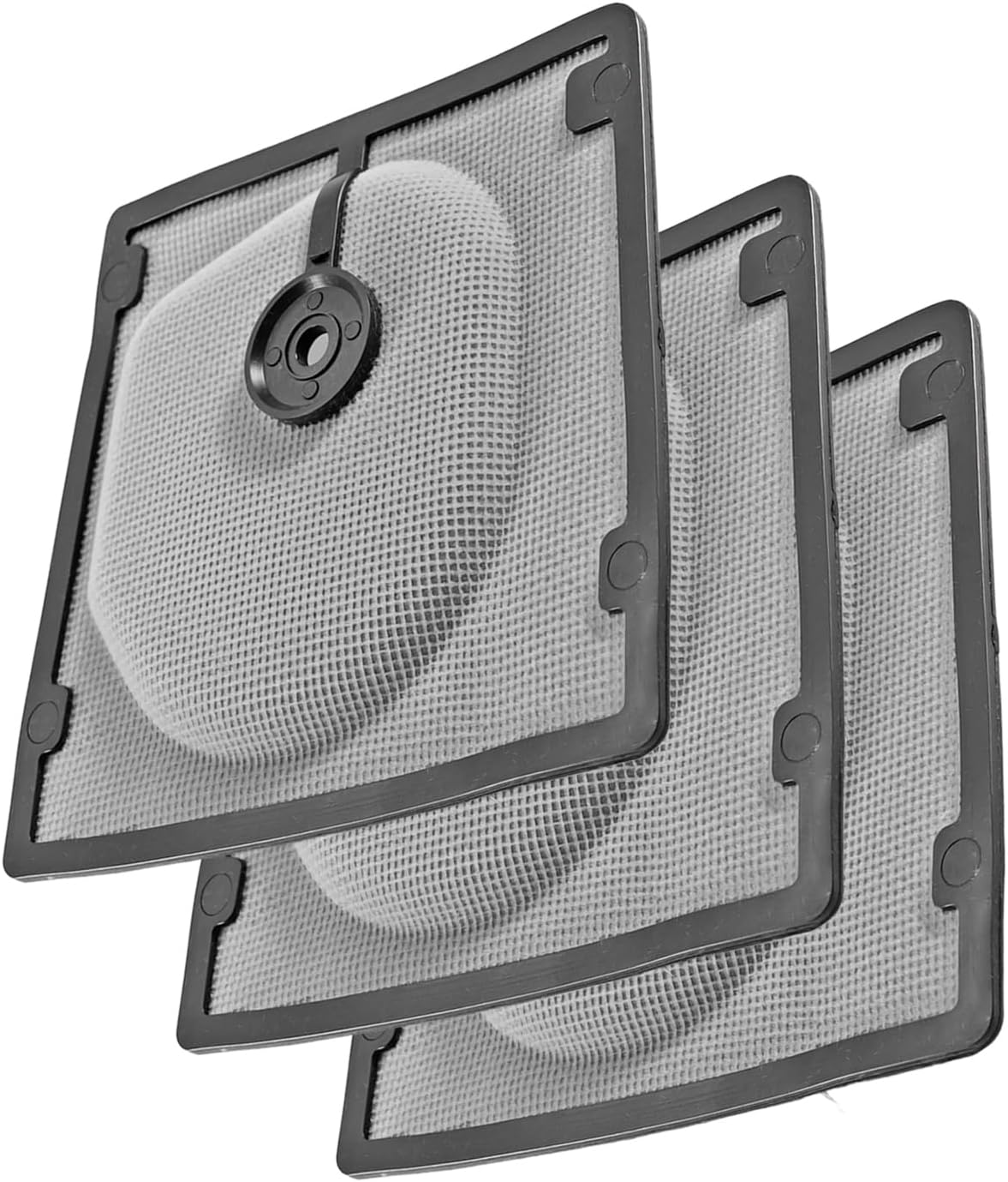 3Pcs 214226 Air Filter Fit for Mcculloch Pro Mac 605 610 650 655 690 Eager Beaver 3.7 Timber Bear 3.4 Chainsaw, Air Cleaner Replace 95213 3108