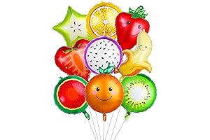 Vibrant Tutti Frutti Party Balloons: Picture-Perfect Decorations for Celebrations