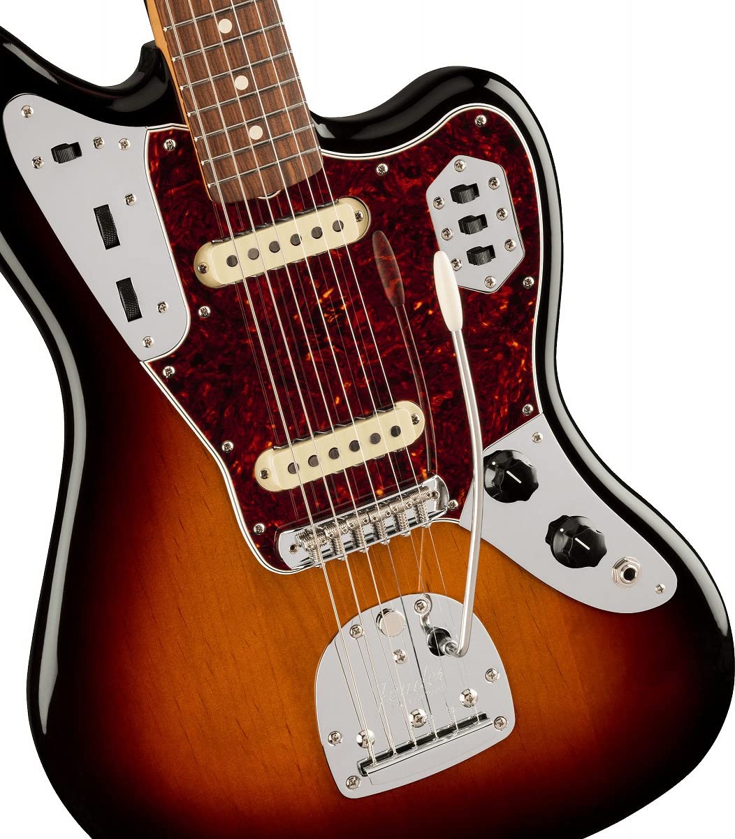 Fender Vintera 60s Jaguar Electric Guitar, 3-Color Sunburst, Pau