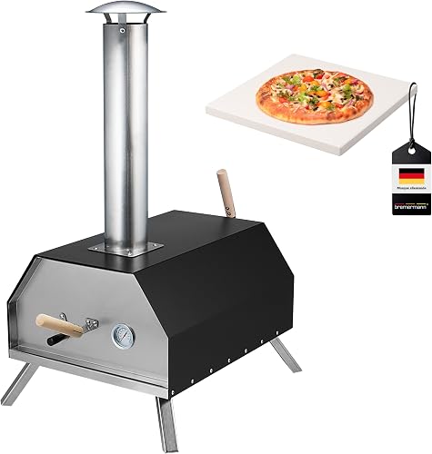 bremermann Four à pizza avec pierre à pizza 30 x 2 x 30 cm // po 