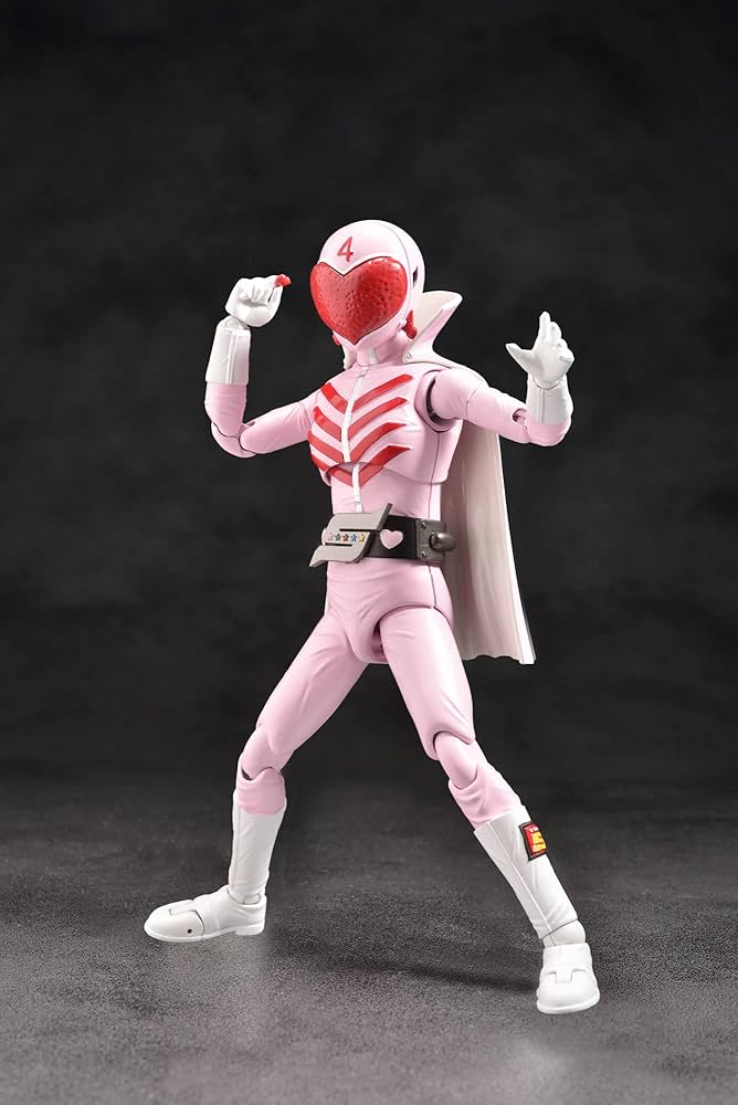 HERO ACTION FIGURE　ゴレンジャー　アカ　アオ＆キ　モモ＆ミド 秘密戦隊ゴレンジャー』モモレンジャー＆ミドレンジャーの可動