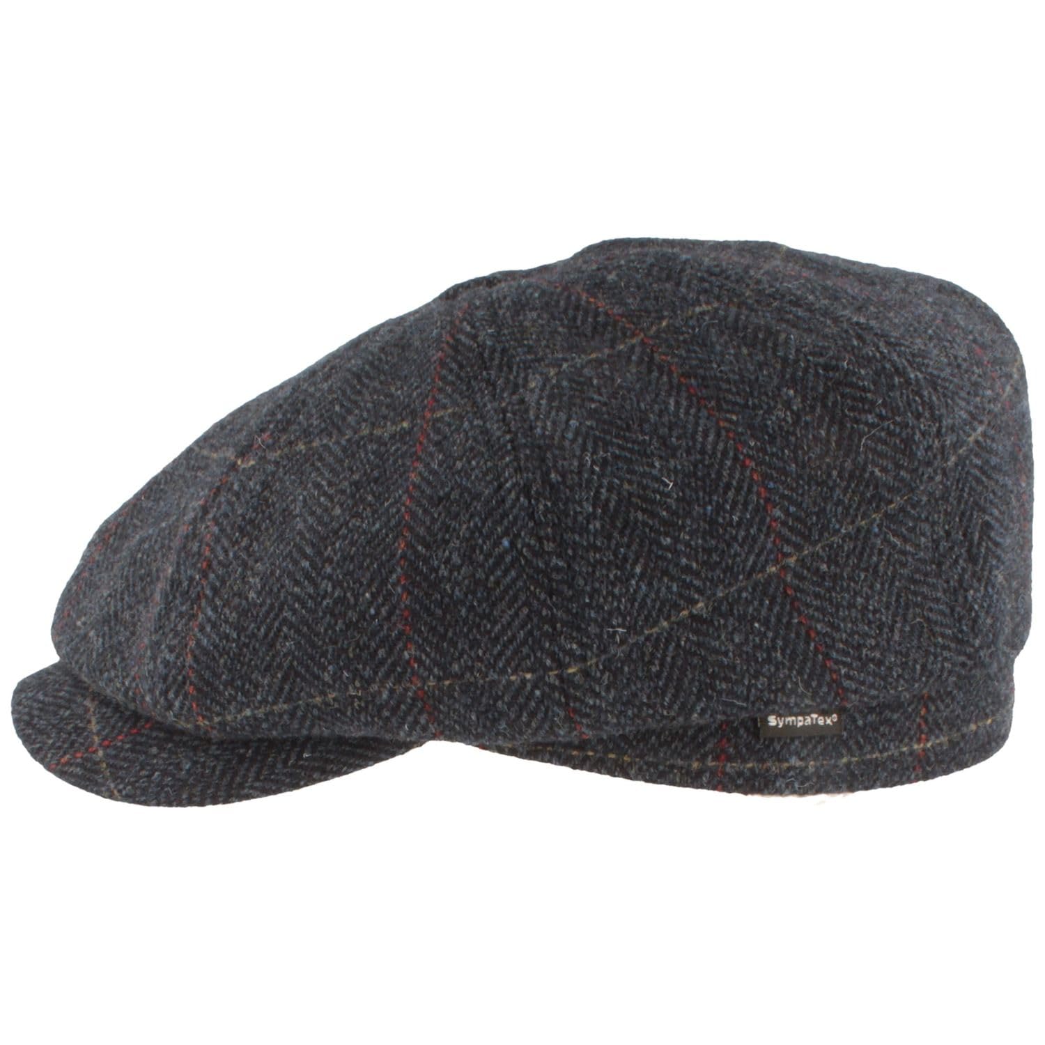 Breiter Gorro de invierno con membrana Sympatex y protección para las orejas plegable, 8 piezas, de lana, 63, azul tendencia, 63