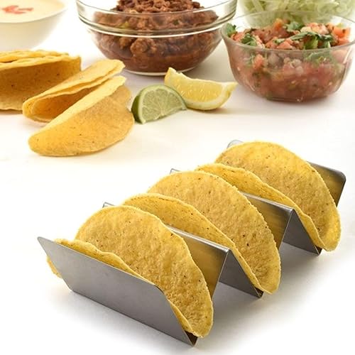 Miniatura 2 de Norpro Estante de tacos de acero inoxidable, tamaño único (2005)