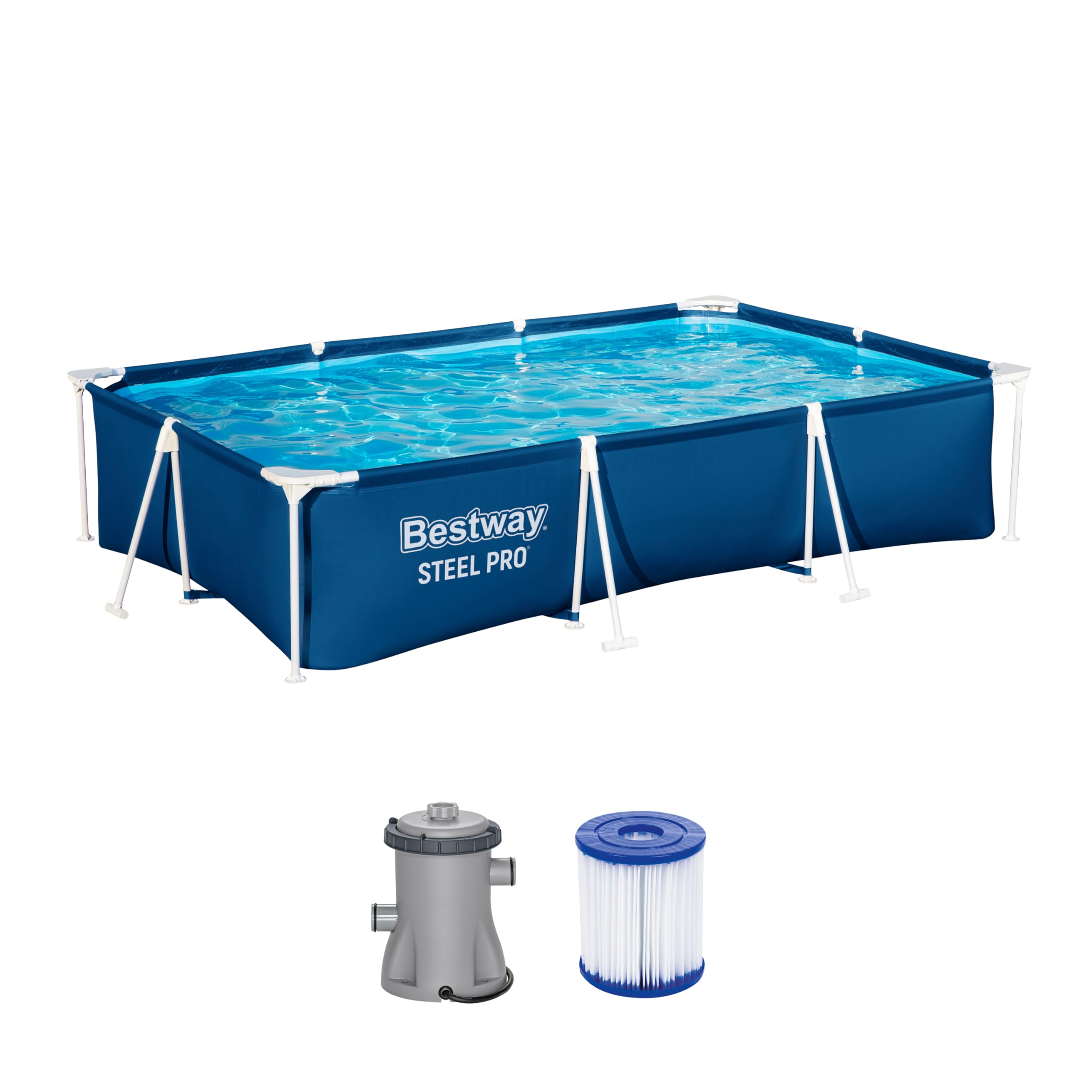 9'10" x 6'7" x 26"/3.00m x 2.01m x 66cm Pool Set