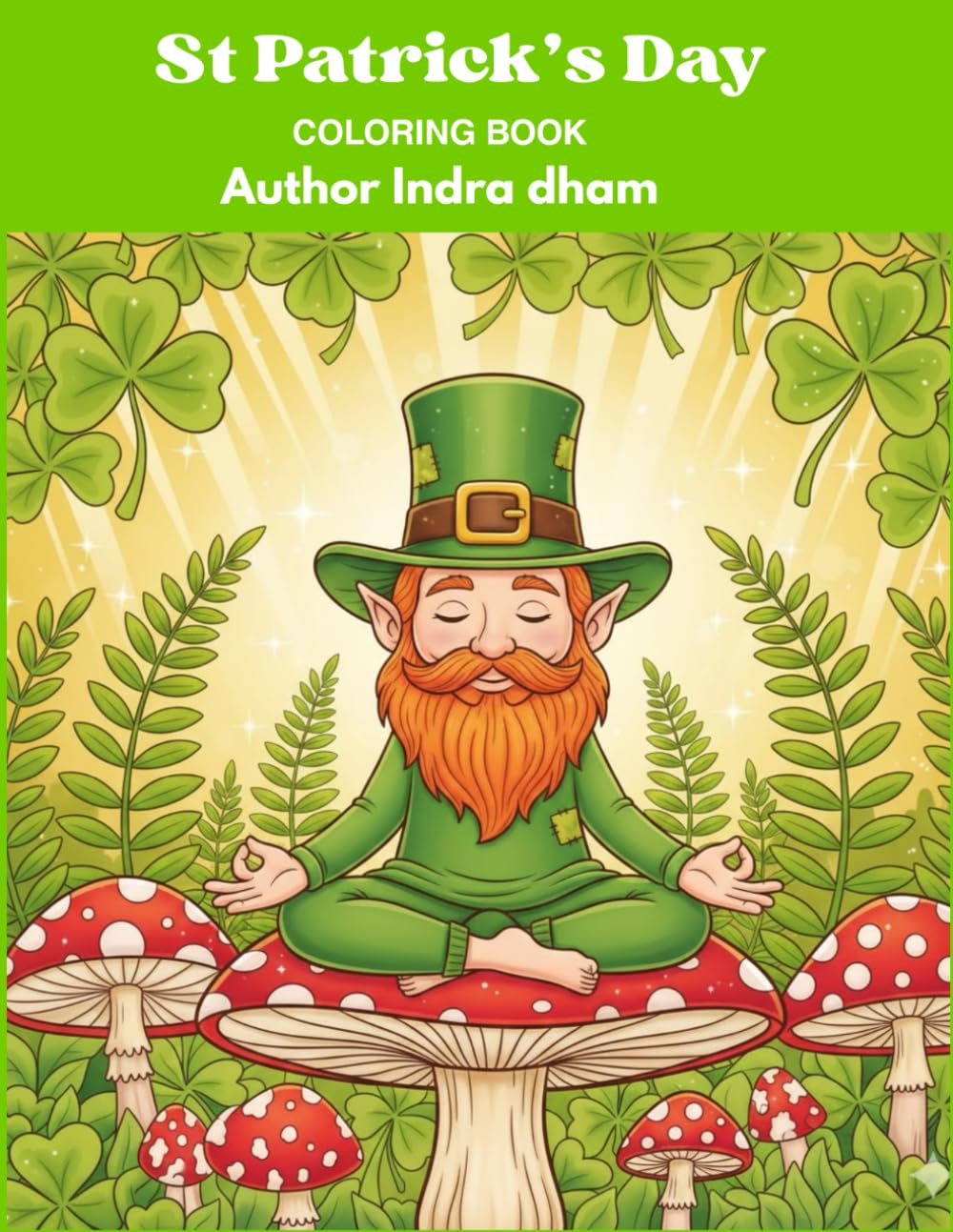 St Patrick's Day Coloring Book: Cute and fun Images for Kids and Adults