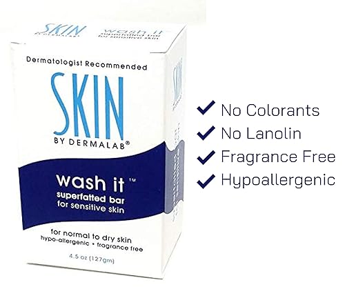 Miniatura 3 de Crema hidratante para la piel de 4 onzas y Wash It Barra limpiadora hipoalergénica sin fragancia | Loción hidratante hidrata la piel | Suaviza la