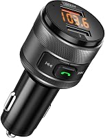 Vorstik Bluetooth FM Transzmitter QC3.0 Gyorstöltővel, 2 USB Porttal, Kihangosító Funkcióval és LED Kijelzővel Autóba 1