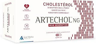 NG – Cholestérol – Avec de la levure de riz rouge – Monacoline K standardisé 3% - 96 gélules