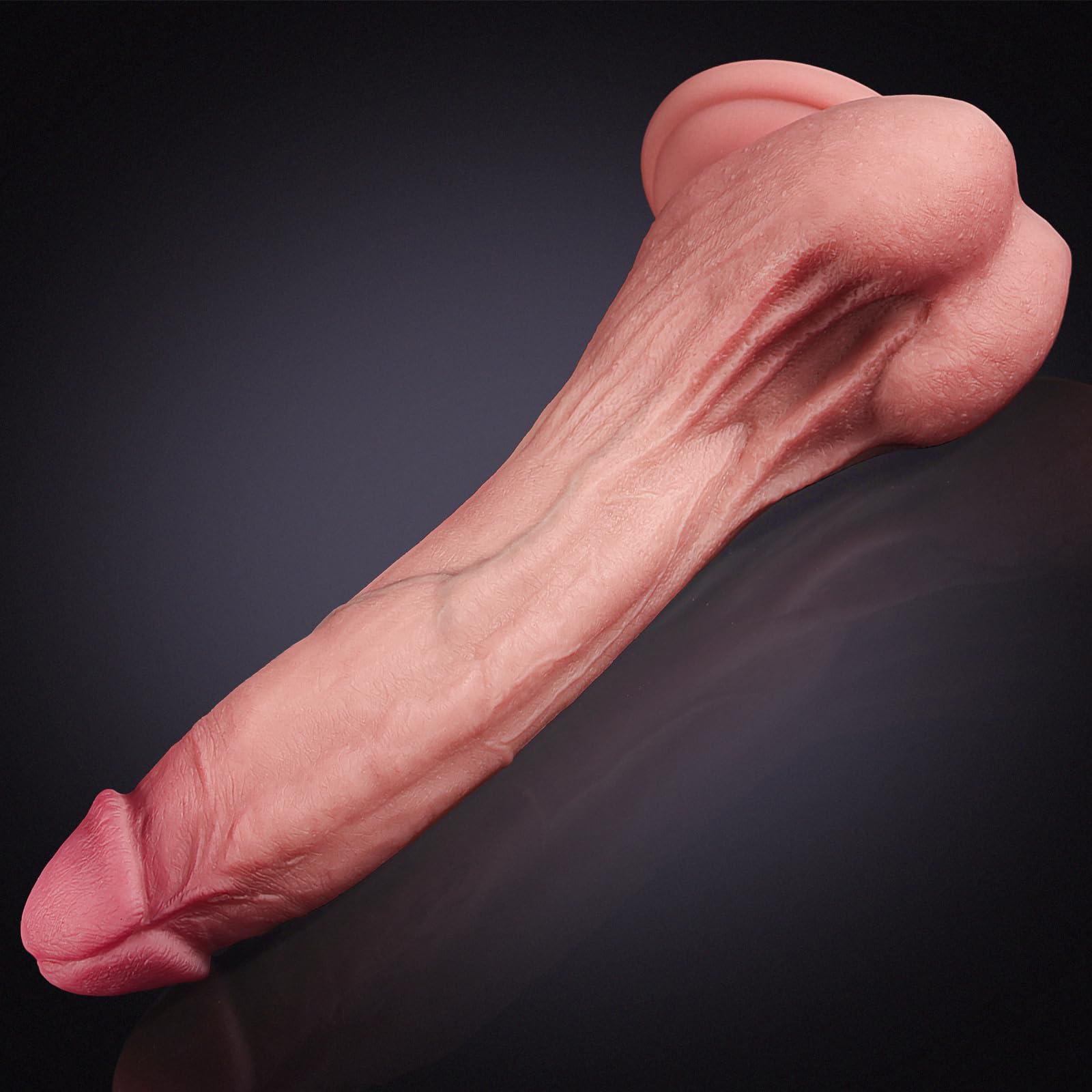 Dildo Toys Sessuali per Donna Uomini Coppie Doppio - Cazzo Finto 20CM, Realistici Silicone Sex Toy con Testicoli e Ventosa e Glande Realistico Venature Testurizzate, Plug Anale Pene XXL Gspot Pisello
