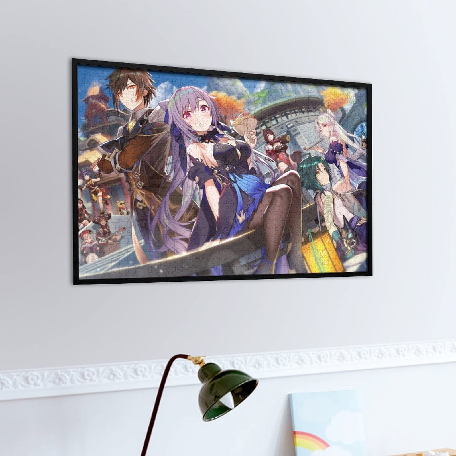 Amazon.co.jp: 原神-刻晴 鍾離 魈 凝光 胡桃 甘雨 七七 ジグソーパズル