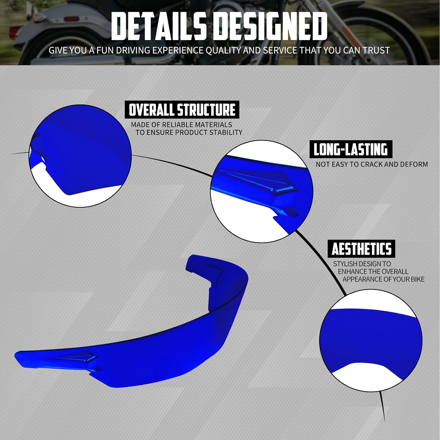 Headlight Lens Guard for Harley Road Glide 2023-2025 Blue