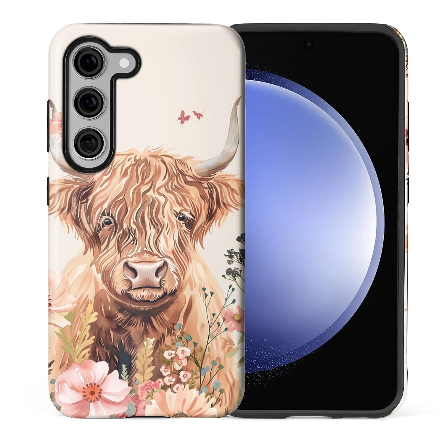 Coque Samsung S23 Plus imprimé fleurs cadeau drôle pour proche - 8