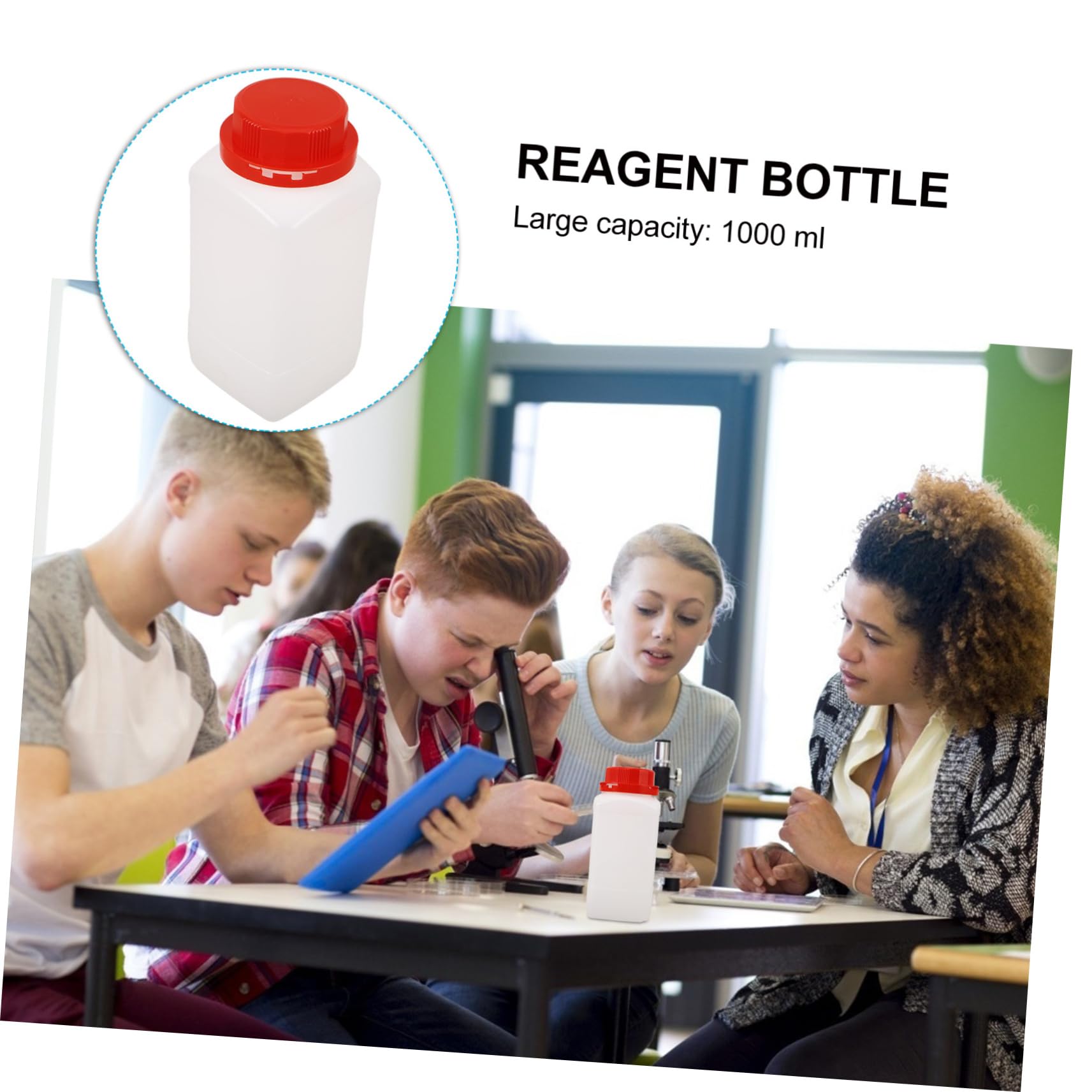 Ciieeo 4 Sätze Reagenzflasche Größe Reagens Leer Container Chemisch Medizinflaschen Pe-flaschen Flasche Mit Flüssiger Medizin Flüssige Flaschen Chemikalienbehälter Plastik 2 Stück * 4