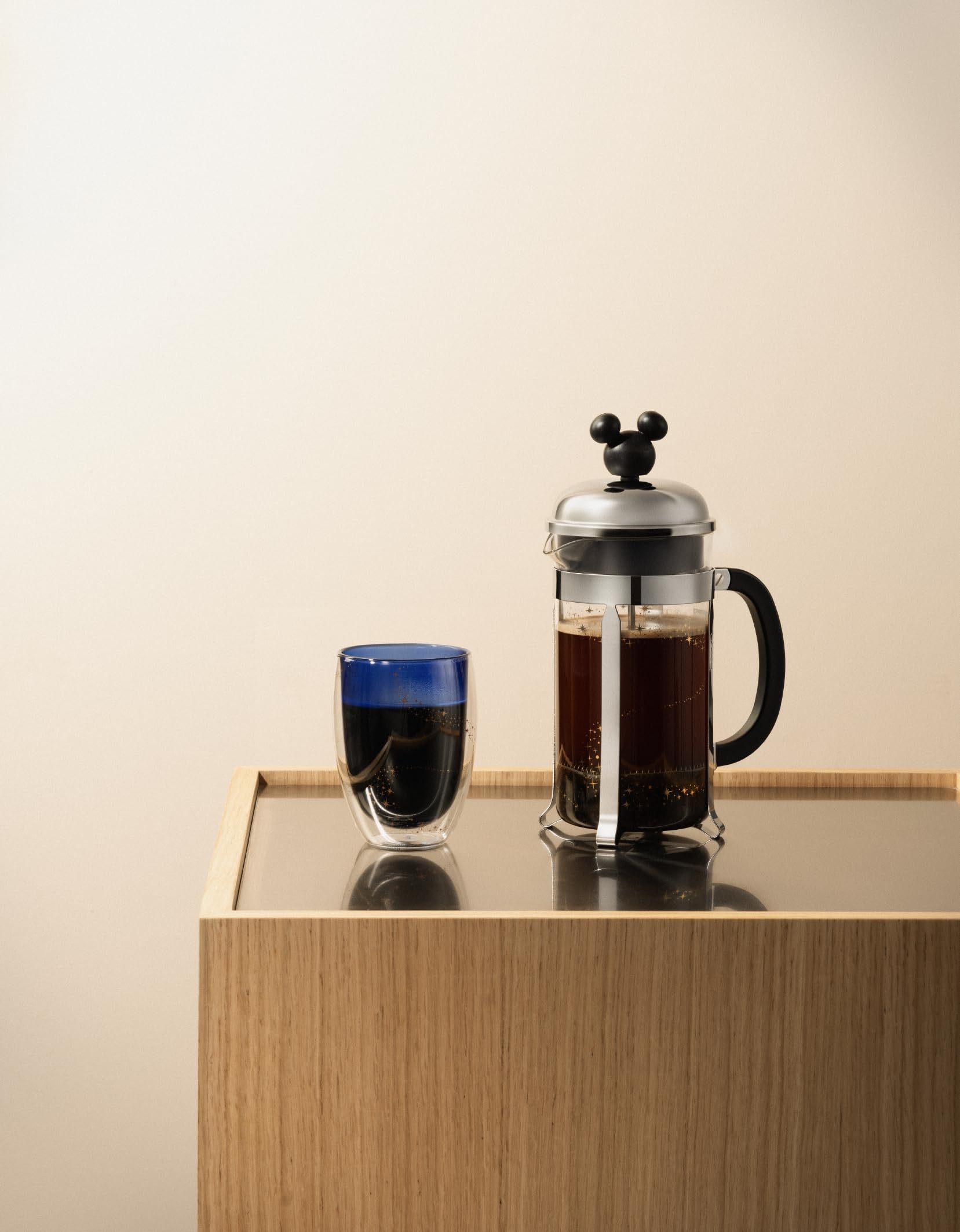 Bodum CHAMBORD - Cafetera de prensa francesa, 8 tazas, Disney -Mickey
