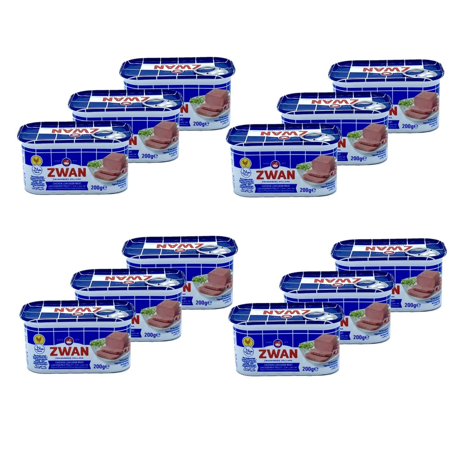 Lot 12x Mortadelle de poulet halal - Boîte 200g