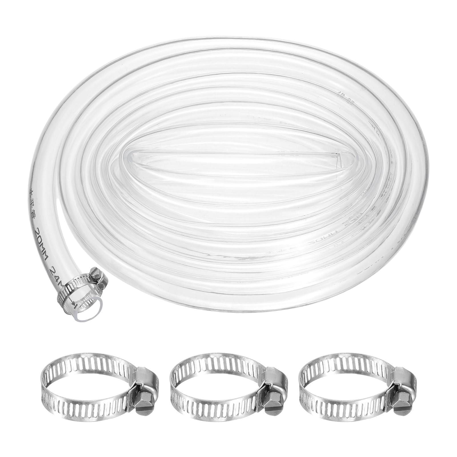 Tubo de vinilo transparente flexible de PVC de 10 pies para drenaje de manguera de bomba