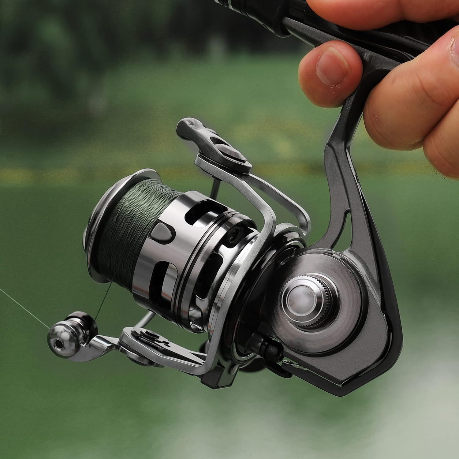 TRUSCEND Spinning Fishing Reel, Aviation Metal Material Body Reels, Industrial Durable-Strength, High Speed & Stability, Ultra-Light & Powerful, Smoother & Durable, Saltwater Freshwater Fishing Gear