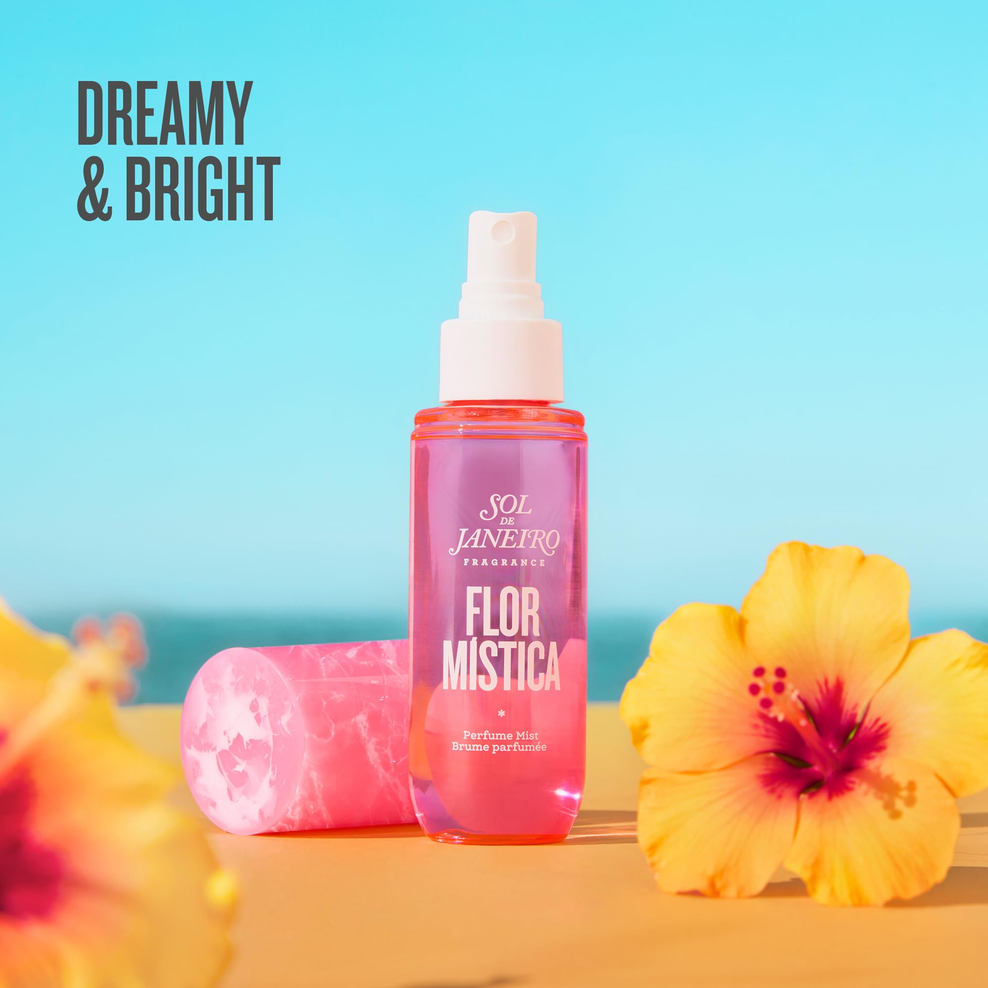 OL DE JANEIRO Flor Mistica Hair & Body Perfume Mist Limited Edition Scent 3 fl oz/90 ml Travel-Friendly Fragrance Mist
