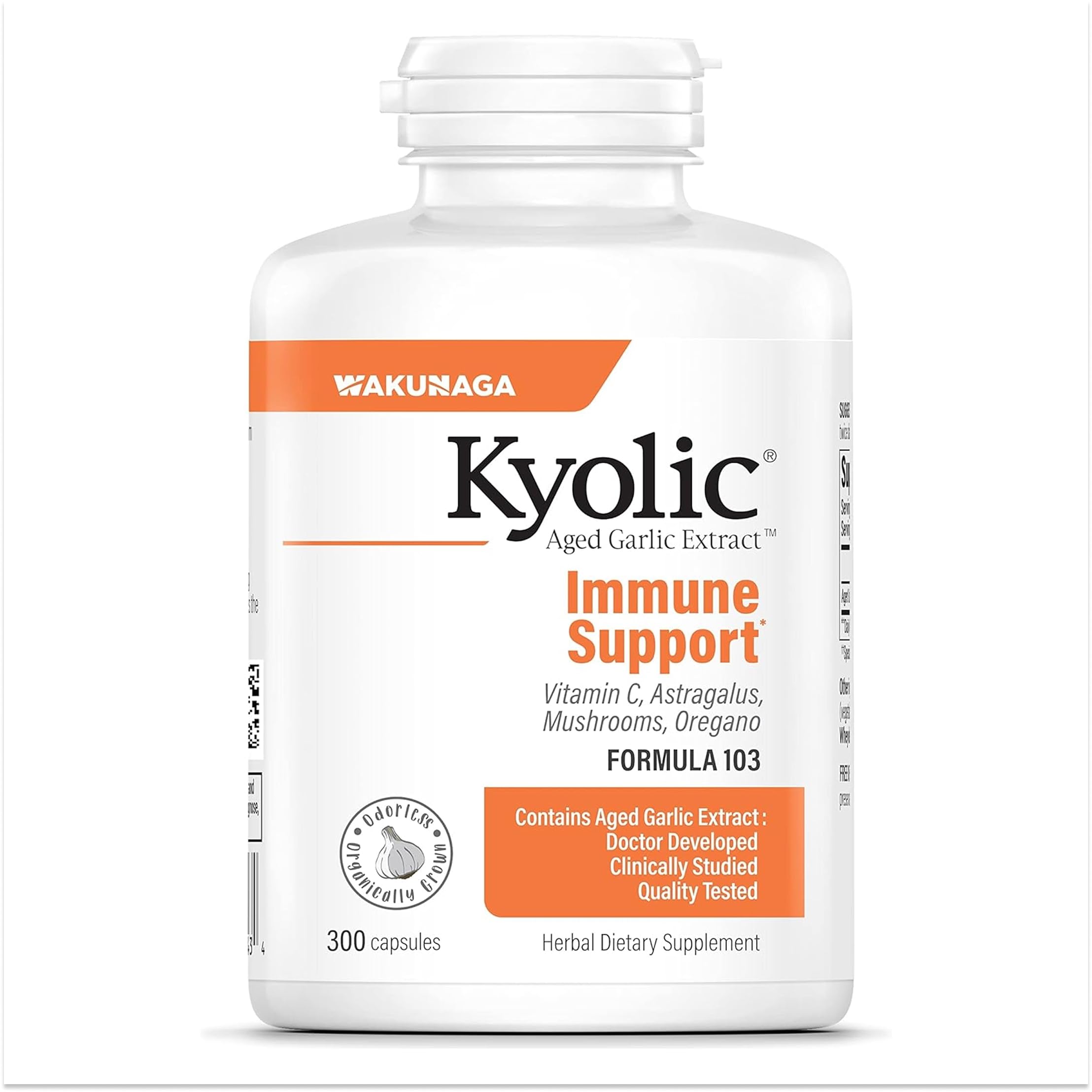 Kyolic Aged Garlic Extract Immune Support* Formula 103, 100 Capsules — Amazon image 10