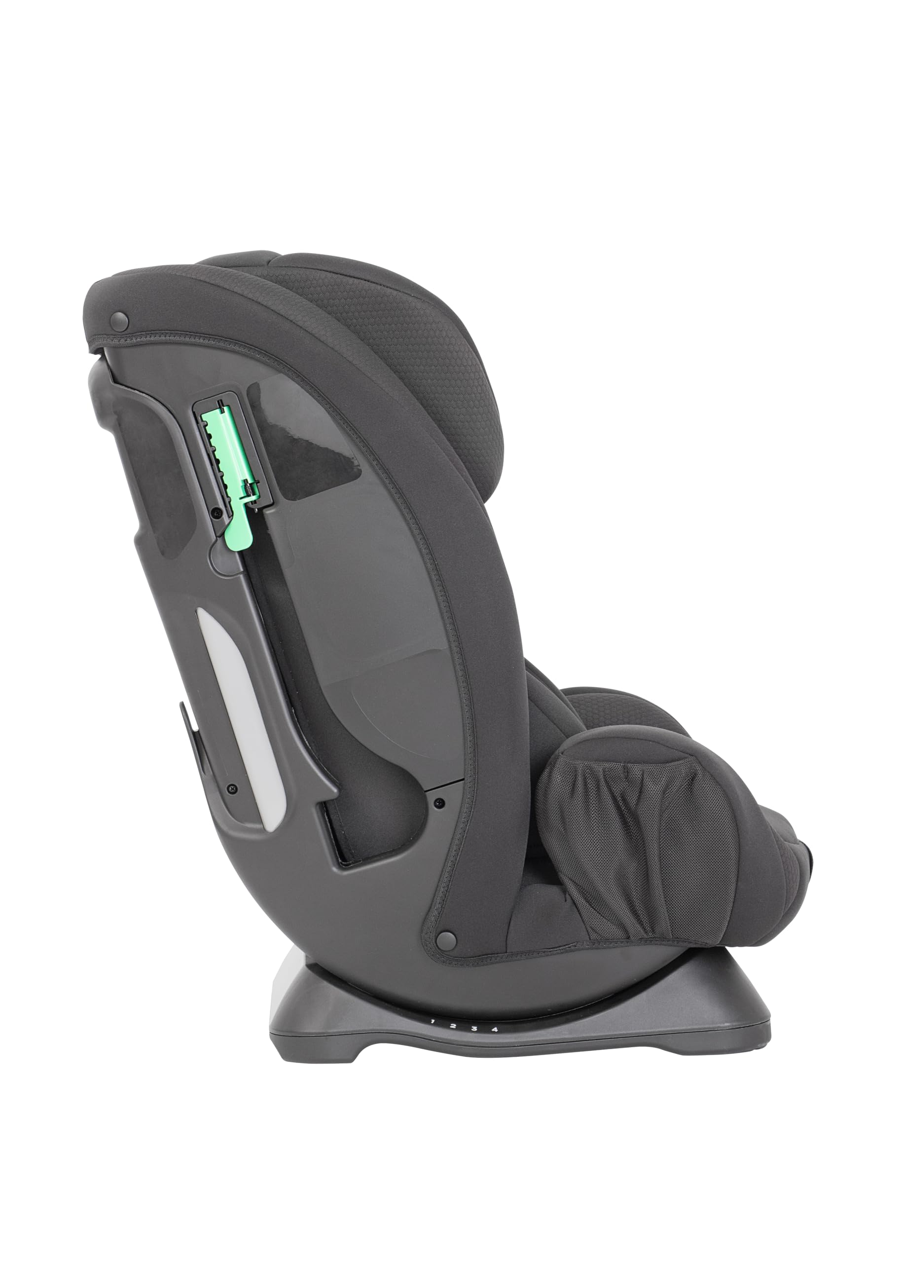Graco - FlexiGrow™ R129 Seggiolino auto 2 in 1, rialzo con schienale e cintura integrata, reclinabile, da 76 a 145 cm (da 15 mesi fino a circa 12 anni), colore Onyx