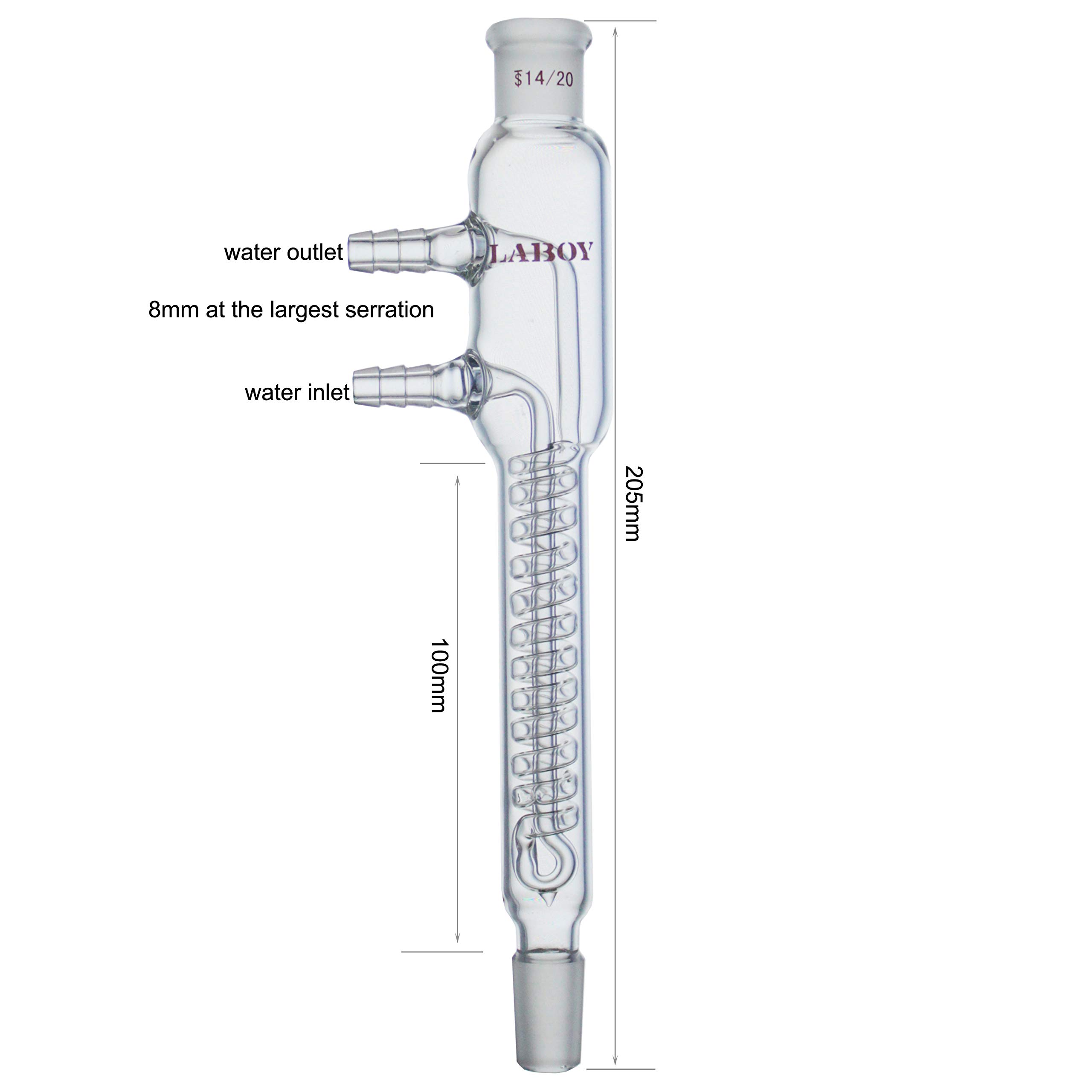 Reflux Condensor Assembly Reflux Condenser Apparatus Laboy Glass Allihn Condenser For Reflux