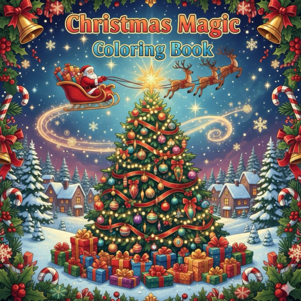 Christmas Magic Coloring Book