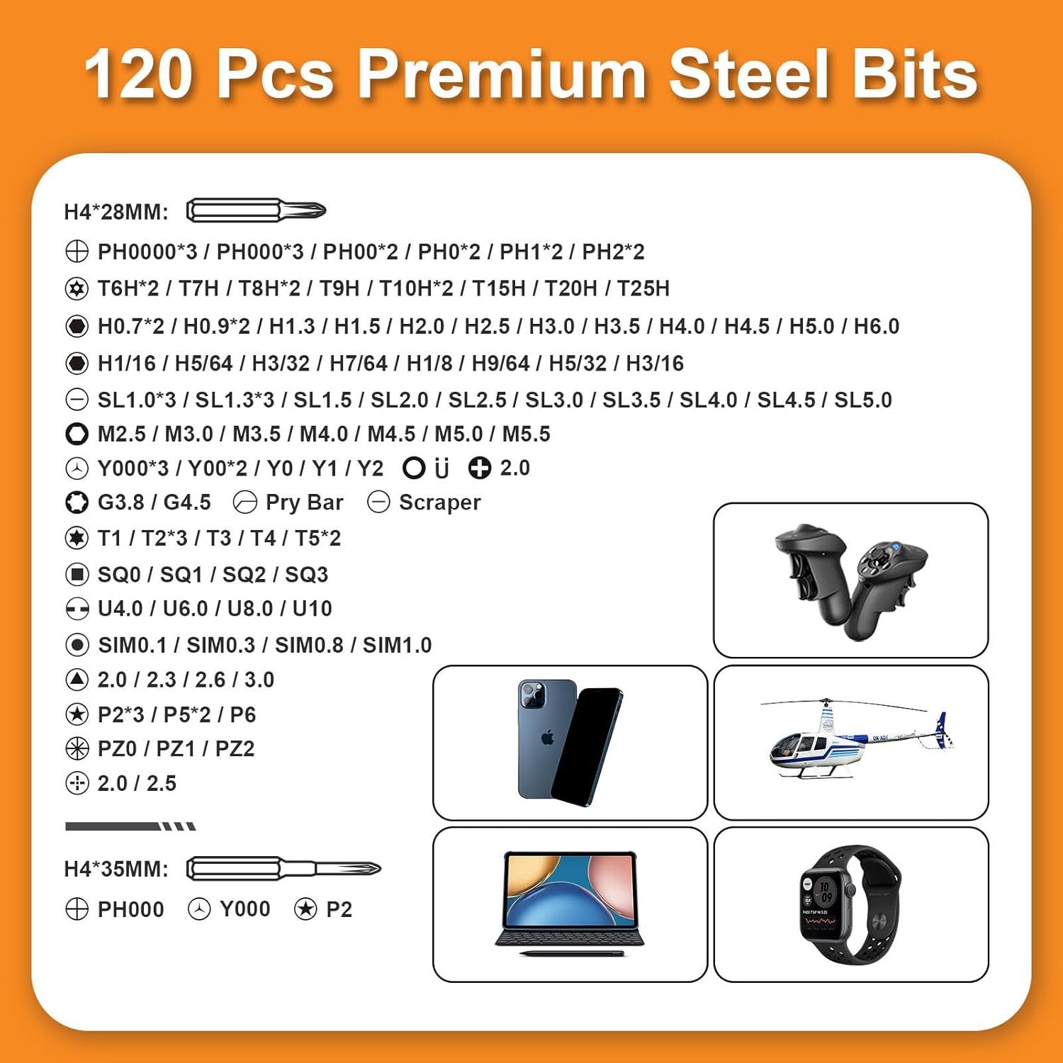 Precision Screwdriver Set 130 in 1 Small Magnetic Torx Screwdriver Set with Case, Tool Gifts Electronic Repair Tool Kit for Computer, Laptop, Eyeglasses, Game Controller, Watch Repair Tools