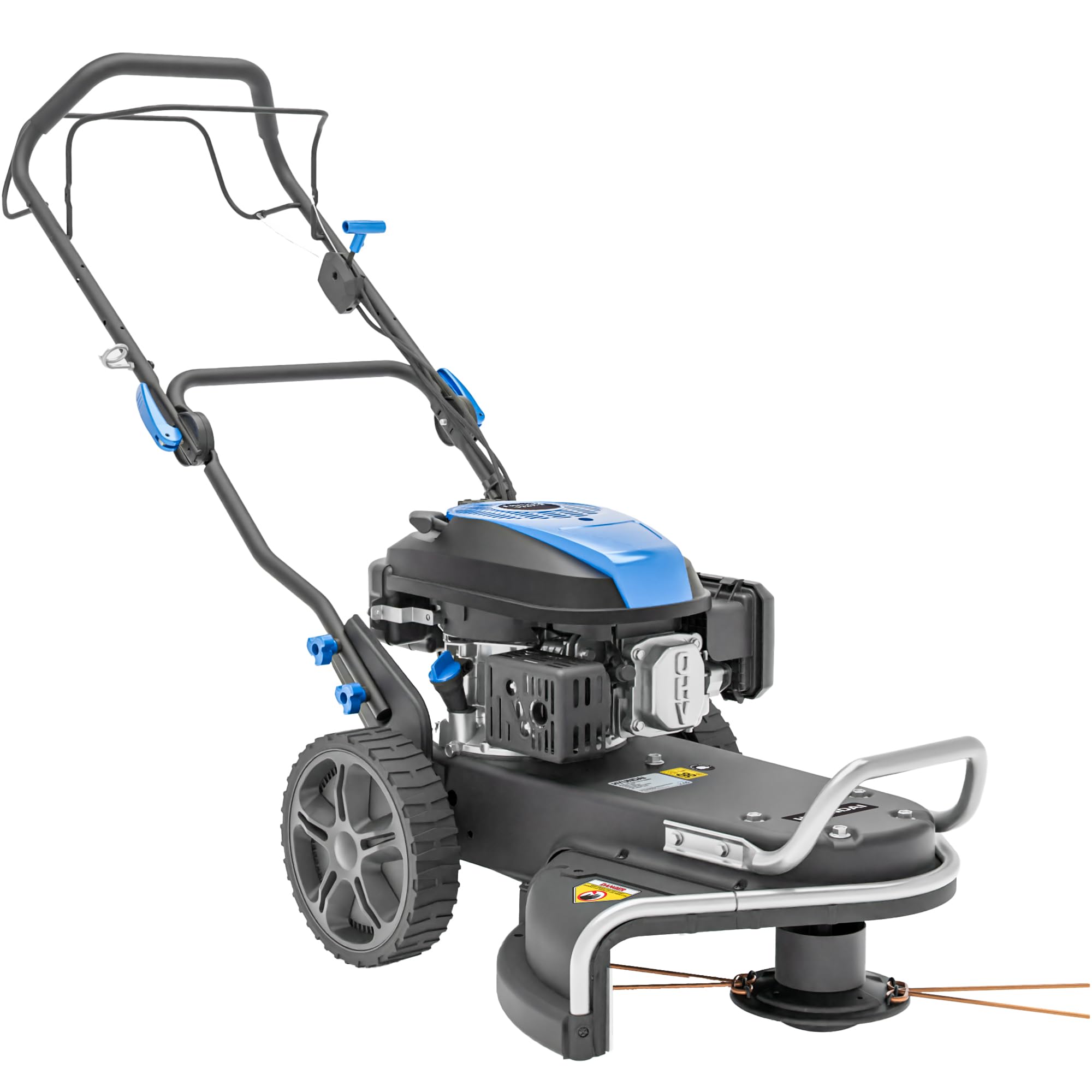 Hyundai Potente césped de gasolina autopropulsado de alta resistencia, cortacésped, HYFT60SP, azul